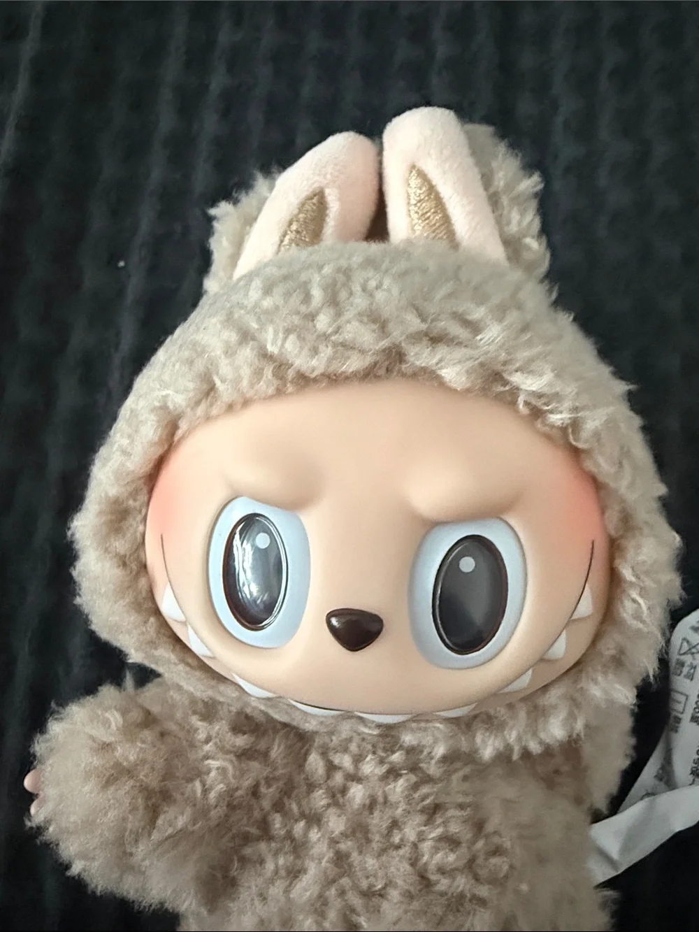 The Monsters Labubu Plush Bunny Figure in Beige Macaron